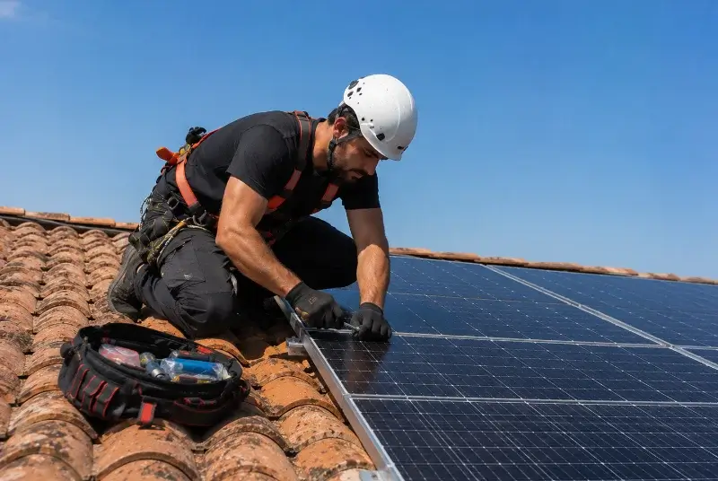 Maintenance et monitoring de panneaux solaires à Saint-Cyprien